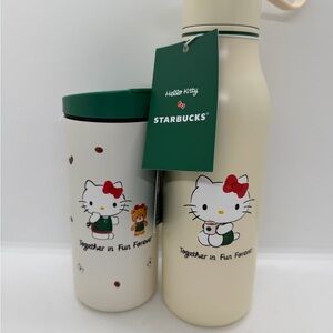 Starbucks x Hello Kitty Tumbler & Water Bottle Set